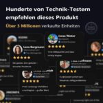 VOPLLS Mini Projektor 1080P Full HD mit Autofokus – 800 ANSI Helligkeit für Heimkino & Outdoor – Bild 4