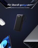VRURC Powerbank 20000mAh mit 4 integrierten Kabeln – 22,5W Schnellladung für alle Geräte – Bild 10