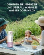 Comfyer BW01 Tragbarer Flaschenwärmer – 12000mAh Akku, 2 Min Schnellheizung für unterwegs – Bild 4