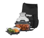 Ninja CRISPi 4-in-1 Tragbare Heißluftfritteuse mit Glaskochern – 3,8 & 1,4 l