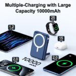 Vexnara MagSafe Powerbank 10000mAh – Kabelloses Schnellladen für iPhone & Apple Watch – Bild 2