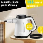 Fippesax Handheld-Dampfreiniger 400ml – Chemikalienfrei für alle Flächen – Bild 2