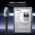 UGREEN HDMI 2.1 Kabel 5M – 8K@60Hz, 4K@240Hz, 48Gbit/s – Zertifiziert für PS5, Xbox Series X – Bild 2
