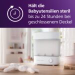 Philips Avent Dampfsterilisator SCF291/00 – Elektrischer Flaschensterilisator für Babys – Bild 4