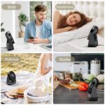 VOXON USB Tischventilator mit 5 Geschwindigkeiten – Leiser Miniventilator für Büro & Zuhause – Bild 7