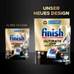 Finish Ultimate Plus Infinity Shine Geschirrspültabs – 146 Caps mit CycleSync-Technologie – Bild 8