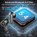 Nerunsa 2026 Bluetooth 5.4 In-Ear Kopfhörer – 56h Spielzeit mit ENC Noise Cancelling – Bild 2
