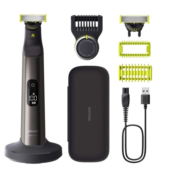 PHILIPS OneBlade Pro 360 Face & Body – 2-in-1 Rasierer & Trimmer mit 360°-Klinge