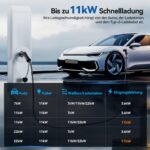 ELEGRP Typ 2 Ladekabel 11kW 5M 16A – Mode 3 Schnellladestation für Elektroautos – Bild 2
