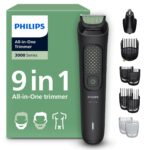 Philips Multigroom 3000 All-in-One Trimmer – 9-teiliges Rasierset für Bart, Haare & Körper