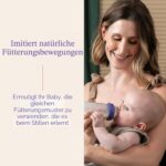Lansinoh Glas Flaschenset 240 ml mit NaturalWave Sauger – 4 Premiumflaschen für Stillbabys – Bild 5