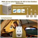 KASIMO Luftmatratze 190x90x22cm mit elektrischer Pumpe – Selbstaufblasend für Gäste & Camping – Bild 9