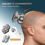 MAXGROOM Kopfrasierer mit 7D Schwebekopf – 1400mAh Akku & 8800RPM für Herren – Bild 2