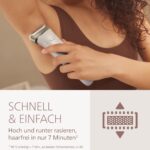 Philips Lady Shaver Series 8000 – Kabelloser Damenrasierer mit flexiblem Kopf & LED für Körper – Bild 7