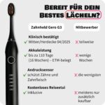 Zahnheld Gero 3 Schallzahnbürste – IPX7 wasserdicht, 110 Tage Akku, 5 Modi – Bild 4