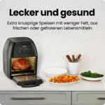 Chefman 10L Digitale Heissluftfritteuse mit Rotisserie & Dörrautomat – XL Familiengrösse – Bild 4