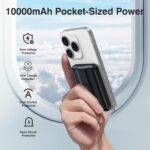AOGUERBE MagSafe Powerbank 10000mAh – Kabelloses Schnellladen für iPhone 17/16/15/14/13/12 – Bild 6