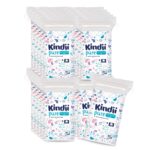 Kindii Pure Baby Pads 1200er Set – Baumwoll-Wattepads für empfindliche Babyhaut