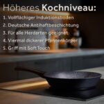ZWIEGER Bratpfanne 28 cm Aluguss – Antihaftbeschichtet für alle Herdarten inkl. Induktion – Bild 6