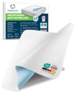 Sensalou Inkontinenz Bettauflage 70x100 cm 4er Set – Wasserdichte Matratzenunterlage waschbar