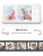 Momcozy Babyphone mit Kamera 5 Zoll 1080P HD – Ohne WLAN mit Nachtsicht & 5000mAh – Bild 2