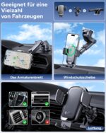 KPON 15W Qi Handyhalterung Auto mit Ladefunktion – Wireless Charger für iPhone & Samsung – Bild 2