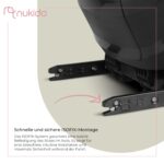Nukido Louis Kindersitz 15-36 kg – ISOFIX Autositz mit SIP-Seitenschutz für 4-12 Jahre – Bild 5