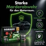 GOMAGO Marderschutz für Autos – Duftstoffbasierte Marderabwehr für den Motorraum – Bild 2