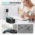 COSLUS E50 Nagelfräser Professionell 35000 U/min mit LCD-Anzeige – Komplettset für Salon & Zuhause – Bild 5
