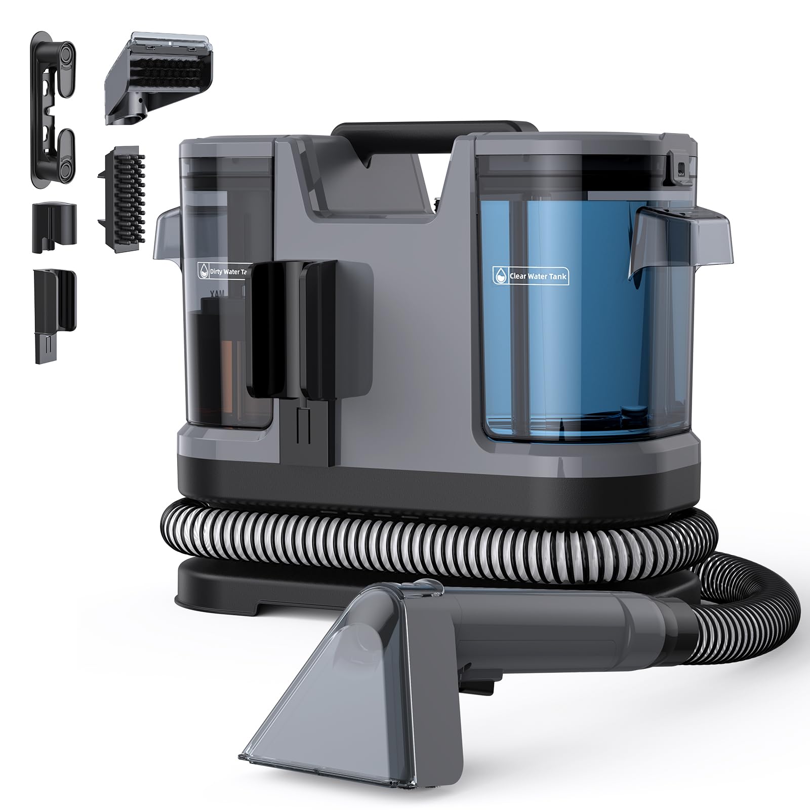 71hHjxutjFL._SY1600_.jpg Lubluelu Nasssauger Polsterreiniger 600 W mit Selbstreinigung – Waschsauger für Teppiche & Polster – Bild 1