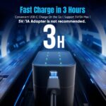 Dracutum AA Wiederaufladbare Lithium Akkus 8er Pack mit Type-C Ladegerät – 3600 mWh, 2000 Zyklen – Bild 5