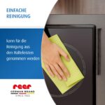 reer BASIC Herdschutzgitter 55–61 cm – Kindersicherung ohne Bohren für Elektro- & Induktionsherde – Bild 7