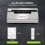 Bonsenkitchen Vakuumierer 8L/Min – Hochleistungs-Vakuumiergerät mit 5 Modi – Bild 2