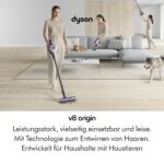 Dyson V8 Origin Kabelloser Staubsauger – 130 AW Saugkraft, 40 Min Laufzeit & Haarentwirrung – Bild 2