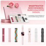 Mingtawn Smartwatch Damen 1.83" HD mit 7 Armbänder – Fitness Tracker mit Bluetooth-Anruf & SpO2 – Bild 2