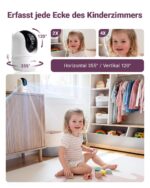 Comfyer BM01 Babyphone mit 2 Kameras, 7" HD Display – Ohne WLAN, 300M Reichweite – Bild 5