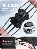 JOYROOM Fahrradhalterung 360° drehbar mit Silikon-Stoßdämpfung – Smartphone Halter 4,7-7,0 Zoll – Bild 4