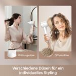 dreame Hair Glory Haartrockner mit Negativ-Ionen-Technologie & 110.000 U/min – Schnelles, schonendes Trocknen für alle Haartypen – Bild 4