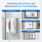 Lubluelu Fensterputzroboter mit KI-Navigation & 8 kPa Saugkraft – Automatische Glasreinigung – Bild 5