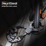 NextSeal E-Scooter Schloss 90 cm – Diebstahlsicheres Handschellenschloss mit Schlüssel – Bild 3