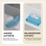 Heldenzimmer Wickelaufsatz für IKEA Hemnes & Malm Kommode – 85 cm breit, kippsicher – Bild 4