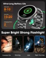 RUXINGX Smartwatch Herren mit EKG+HRV & AI-GPT – 1,53" Gesundheitsuhr mit 120+ Sportmodi – Bild 8