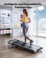 Toputure Laufband mit 3-stufiger Neigung – Walking Pad 1-10 km/h für Zuhause & Büro – Bild 6