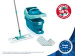 Leifheit Wischtuchpresse Profi XL Set – Bodenwischer mit Mikrofaser & Rollen – Bild 2