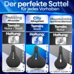 NEXTCOVER® Fahrradsattel mit Memory-Foam 3.0 – Ergonomischer Komfort für Damen & Herren – Bild 6
