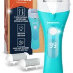 Grundig Hornhautentferner Pro – Elektrischer Fussspflege-Entferner mit LED & Akku