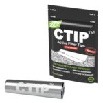 CTIP Activefilter Alu Filter Tips – 200er Packung Aktivkohlefilter, Schwarz