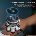 MAXGROOM Kopfrasierer mit 7D Schwebekopf – 1400mAh Akku & 8800RPM für Herren – Bild 4