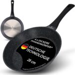 ZWIEGER Bratpfanne 28 cm Aluguss – Antihaftbeschichtet für alle Herdarten inkl. Induktion