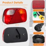 TLGREEN Anhänger-Rückleuchten Set 12V 7-Funktionen E11-zertifiziert – Sicherheitsbeleuchtung für Anhänger & Wohnwagen – Bild 3